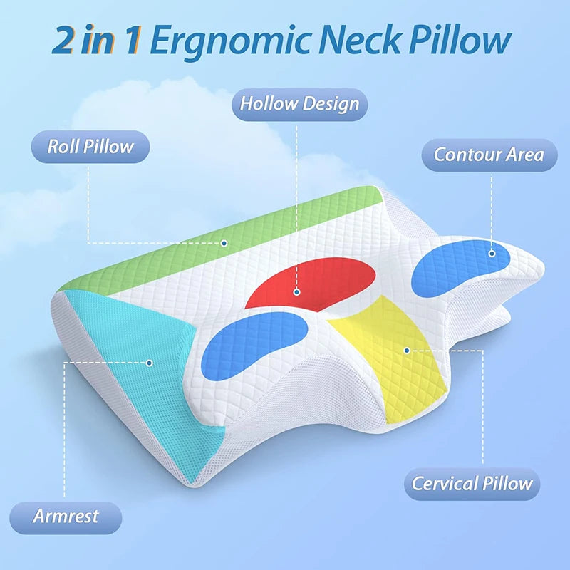 ErgoMemory Foam Neck Pillow